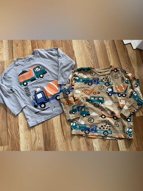 H&M Long Sleeve Tees with Vehicle Prints